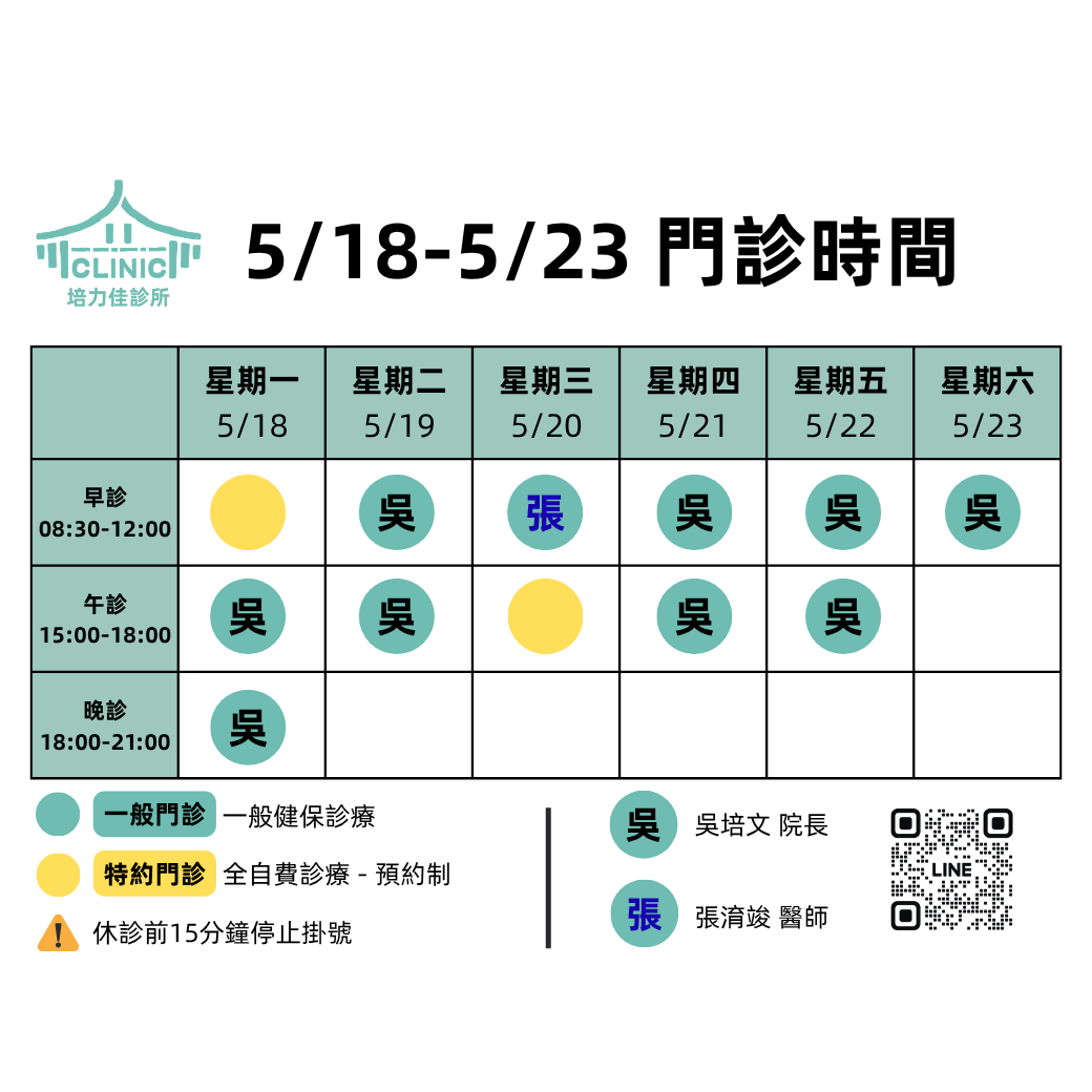 門診異動公告